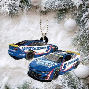 Kyle Larson 2025 NASCAR Cup Series Champion Custom shape 2 sided Acrylic Car Ornament.jfif (1)