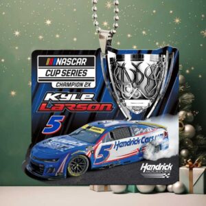 Kyle Larson 2025 NASCAR Cup Series Champion Custom shape Acrylic Car Ornament.jfif Kyle Larson 2025 NASCAR Cup Series Champion Custom shape Acrylic Car Ornament.jfif