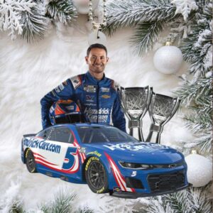 Kyle Larson Custom shape 2 sided Acrylic Car Ornament.jfif