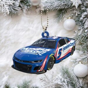 Kyle Larson Nascar Cup Series Champion Custom shape 1 sided Acrylic Car Ornament.jfif
