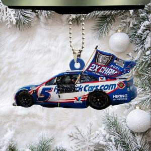 Kyle Larson Nascar Cup Series Champion Custom shape 1 sided Acrylic Car Ornaments.jfif