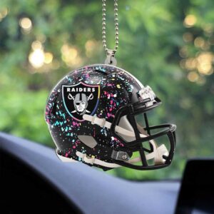 Las Vegas Raiders NFL Football Helmet Ornament