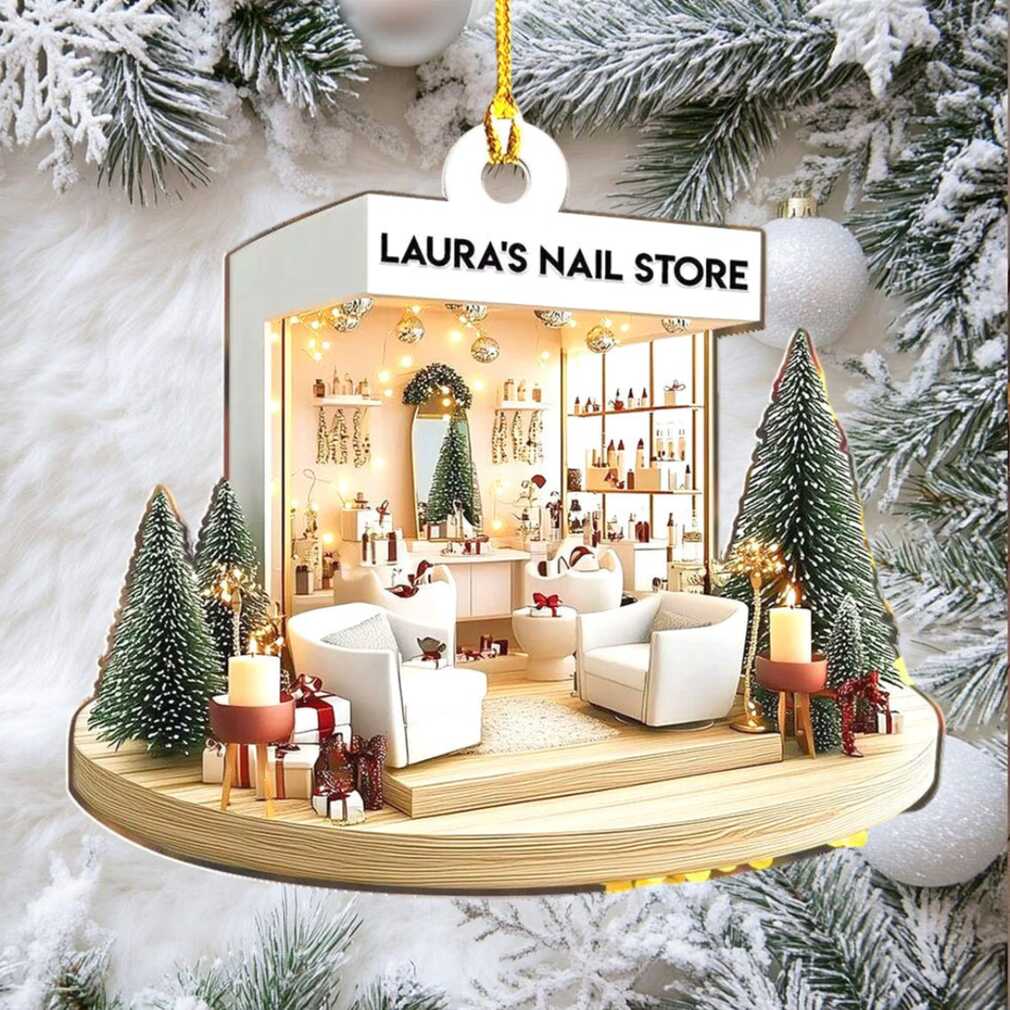 Laura’s Nail Store Miniature Christmas Ornament Laura’s Nail Store Miniature Christmas Ornament