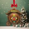 Personalized Bigfoot Family on Ford Bronco Christmas Ornament Personalized Bigfoot Family on Ford Bronco Christmas Ornament