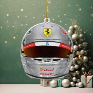 Lewis Hamilton’s Ferrari 2025 Las Vegas GP Special Edition Helmet Ornament Lewis Hamilton’s Ferrari 2025 Las Vegas GP Special Edition Helmet Ornament