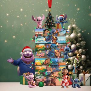 Lilo & Stitch Christmas Advent Calendar Ornamen Lilo & Stitch Christmas Advent Calendar Ornamen