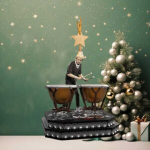 Limited Edition Roger Taylor Queen Drummer Figurine Ornament Limited Edition Roger Taylor Queen Drummer Figurine Ornament