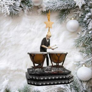Limited Edition Roger Taylor Queen Drummer Figurine Ornament