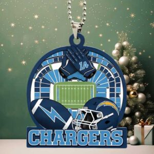 Los Angeles Chargers Rearview Mirror Ornament