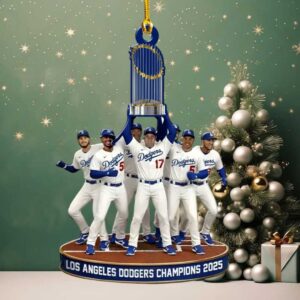 Los Angeles Dodgers 2025 World Series Champion Custom Shape 2 sided Acrylic Ornament.jfif Los Angeles Dodgers 2025 World Series Champion Custom Shape 2 sided Acrylic Ornament.jfif