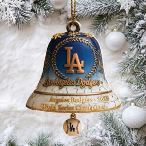 Los Angeles Dodgers 2025 World Series Champions Custom Shape 2sided Acrylic Ornament.jfif