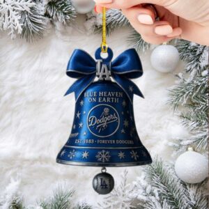 Los Angeles Dodgers Custom Shape 2 sided Acrylic Ornaments.jfif