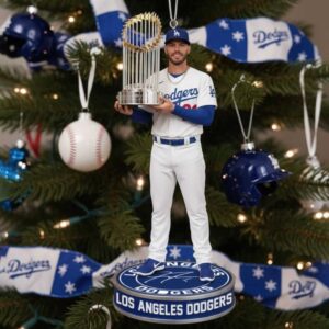 Los Angeles Dodgers Player 2020 World Series Champions Ornament