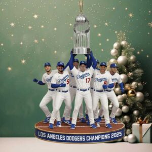 Los Angeles Dodgers World Series Champions 2025 Ornament