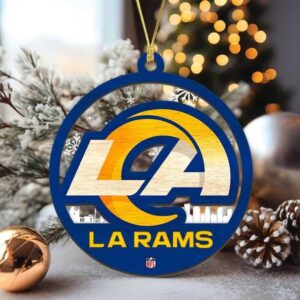 Los Angeles Rams Logo Christmas Ornament