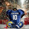 Los Angeles Rams Snoopy NFL Sport Ornament Custom Your Family Name