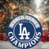 MLB Los Angeles Dodgers Rawlings 2025 World Series Champions Tree Decoration Christmas Ornament MLB Los Angeles Dodgers Rawlings 2025 World Series Champions Tree Decoration Christmas Ornament