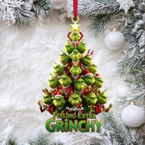 Marshall Feeling Extra Grinchy Christmas Ornament