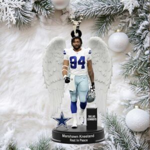 Marshawn Kneeland x Dallas Cowboys Custom shape 2 sided Acrylic Car Ornaments.jfif