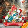 Miami Dolphins Snoopy NFL Sport Ornament Custom Your Family Name