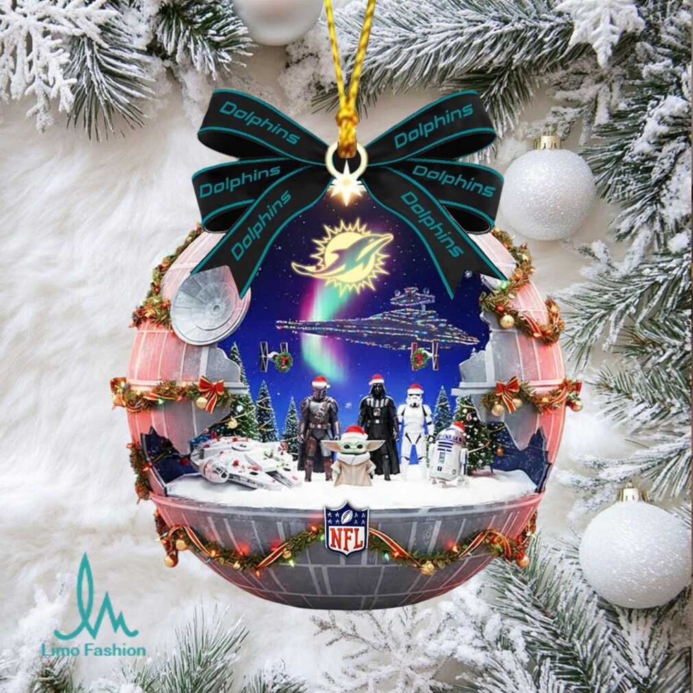 Miami Dolphins Star Wars Christmas Snow Globe Ornament Miami Dolphins Star Wars Christmas Snow Globe Ornament