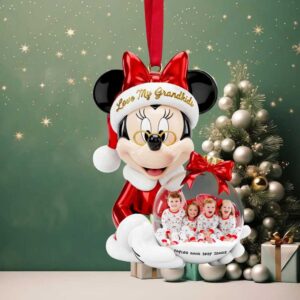 Mickey Treasure Every Moment with Grandkids Personalized Custom Photo Ornament Perfect Gift for Grandparents, Kids, and Families Mickey Treasure Every Moment with Grandkids Personalized Custom Photo Ornament Perfect Gift for Grandparents, Kids, and Families