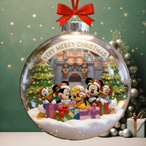 Mickey Very Merry Christmas, Celebrate the Season! Cute Merry Christmas Acrylic Ornament Personalized Gift for Friends, Family, and Loved Ones Mickey Very Merry Christmas, Celebrate the Season! Cute Merry Christmas Acrylic Ornament Personalized Gift for Friends, Family, and Loved Ones