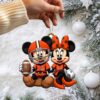 Seattle Seahawks Mickey and Minnie Mouse NFL Christmas Ornament Seattle Seahawks Mickey and Minnie Mouse NFL Christmas Ornament