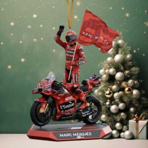 MotoGP Champion Marc Márquez Holiday Decoration Ornament
