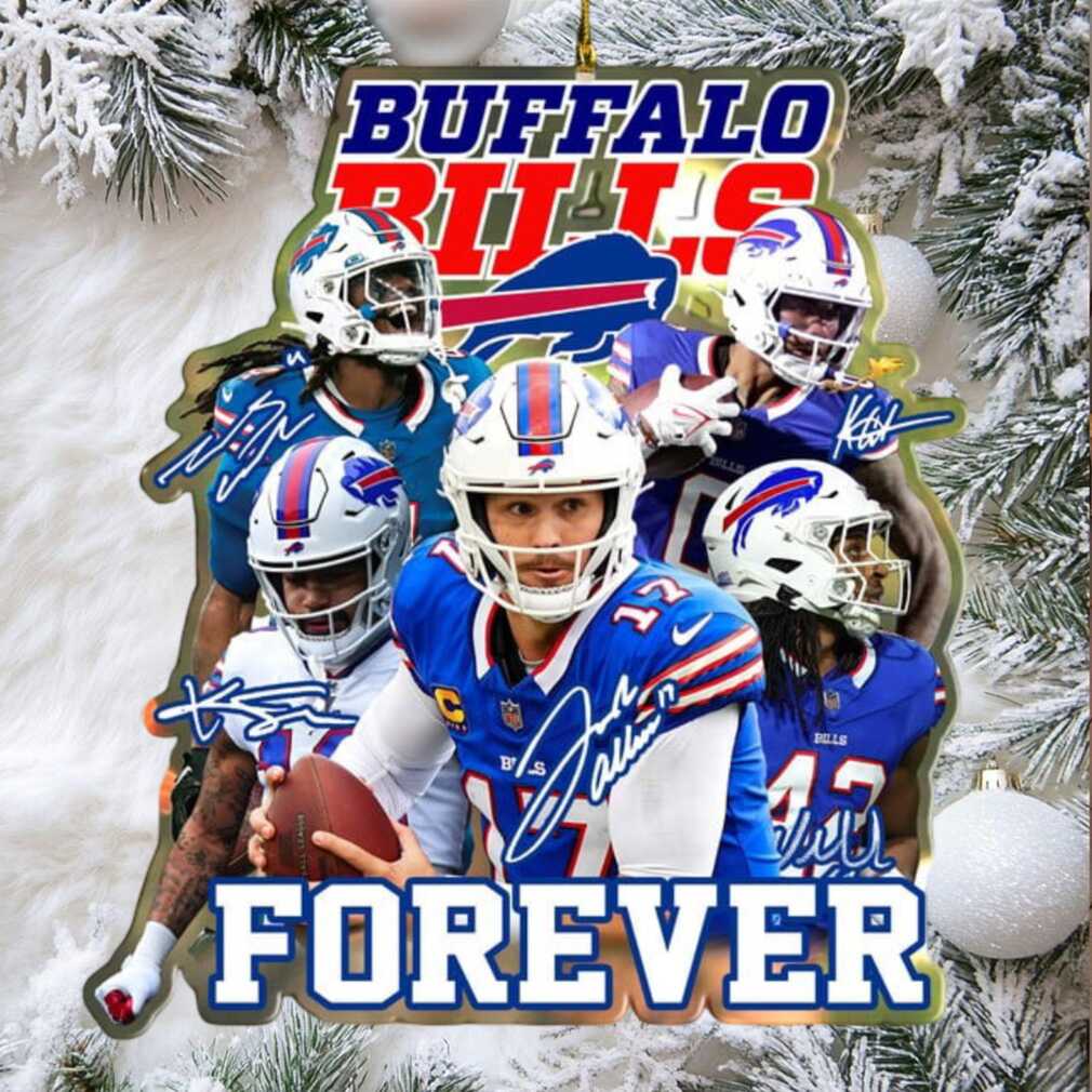 NFL Buffalo Bills Josh Allen and Players Ornament NFL Buffalo Bills Josh Allen and Players Ornament