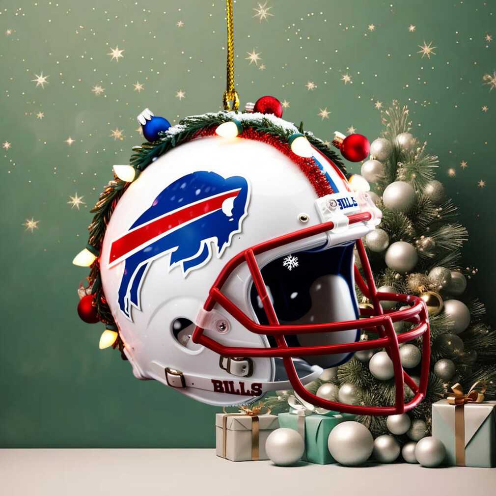 NFL Buffalo Bills Team Helmet Christmas Ornament NFL Buffalo Bills Team Helmet Christmas Ornament