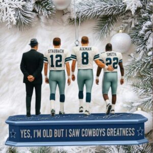 NFL Dallas Cowboys I Saw Cowboys Greatness Ornament
