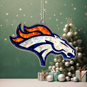 NFL Denver Broncos Team Logo Ornament