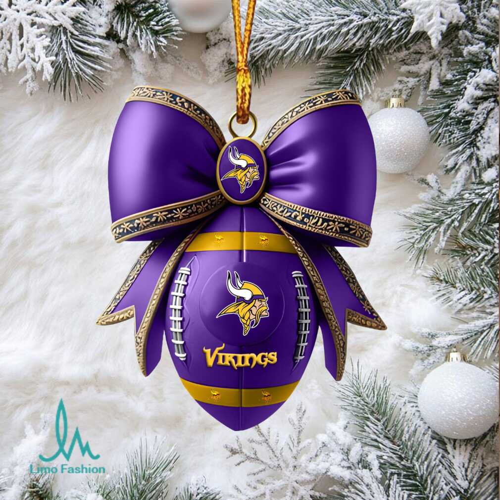 NFL Minnesota Vikings Large Glass Ball Ornament NFL Minnesota Vikings Large Glass Ball Ornament