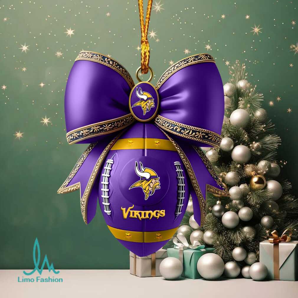 NFL Minnesota Vikings Large Glass Ball Ornament NFL Minnesota Vikings Large Glass Ball Ornament