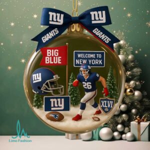 NFL New York Giants Super Bowl XLVI Commemorative Ornament