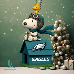NFL Philadelphia Eagles Snoopy Go Eagles Collectible Ornament