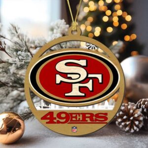 NFL San Francisco 49ers Personalized Ornament