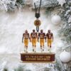 Green Bay Packers Josh Jacobs Football Ornament Green Bay Packers Josh Jacobs Football Ornament