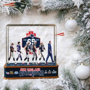 New England Patriots 65th Season (1960 2025) Commemorative Acrylic Display