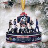 Mickey and Minnie Mouse New England Patriots NFL Christmas Ornament Mickey and Minnie Mouse New England Patriots NFL Christmas Ornament