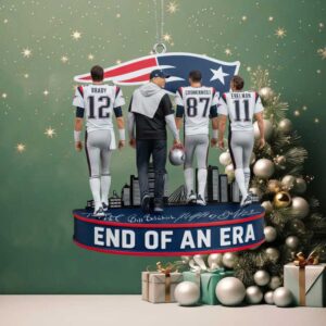 New England Patriots Dynasty Commemorative Ornament