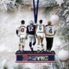Mickey & Minnie Mouse Washington Commanders NFL Christmas Ornament Mickey & Minnie Mouse Washington Commanders NFL Christmas Ornament