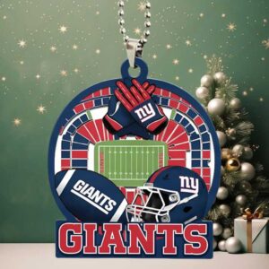 New York Giants Fan Car Ornament