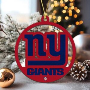 New York Giants Team Logo Holiday Tree Decoration New York Giants Team Logo Holiday Tree Decoration