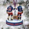 Mickey & Minnie Mouse Green Bay Packers Acrylic Ornament Mickey & Minnie Mouse Green Bay Packers Acrylic Ornament
