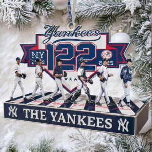 New York Yankees 122nd Anniversary Players Walk Christmas Ornament