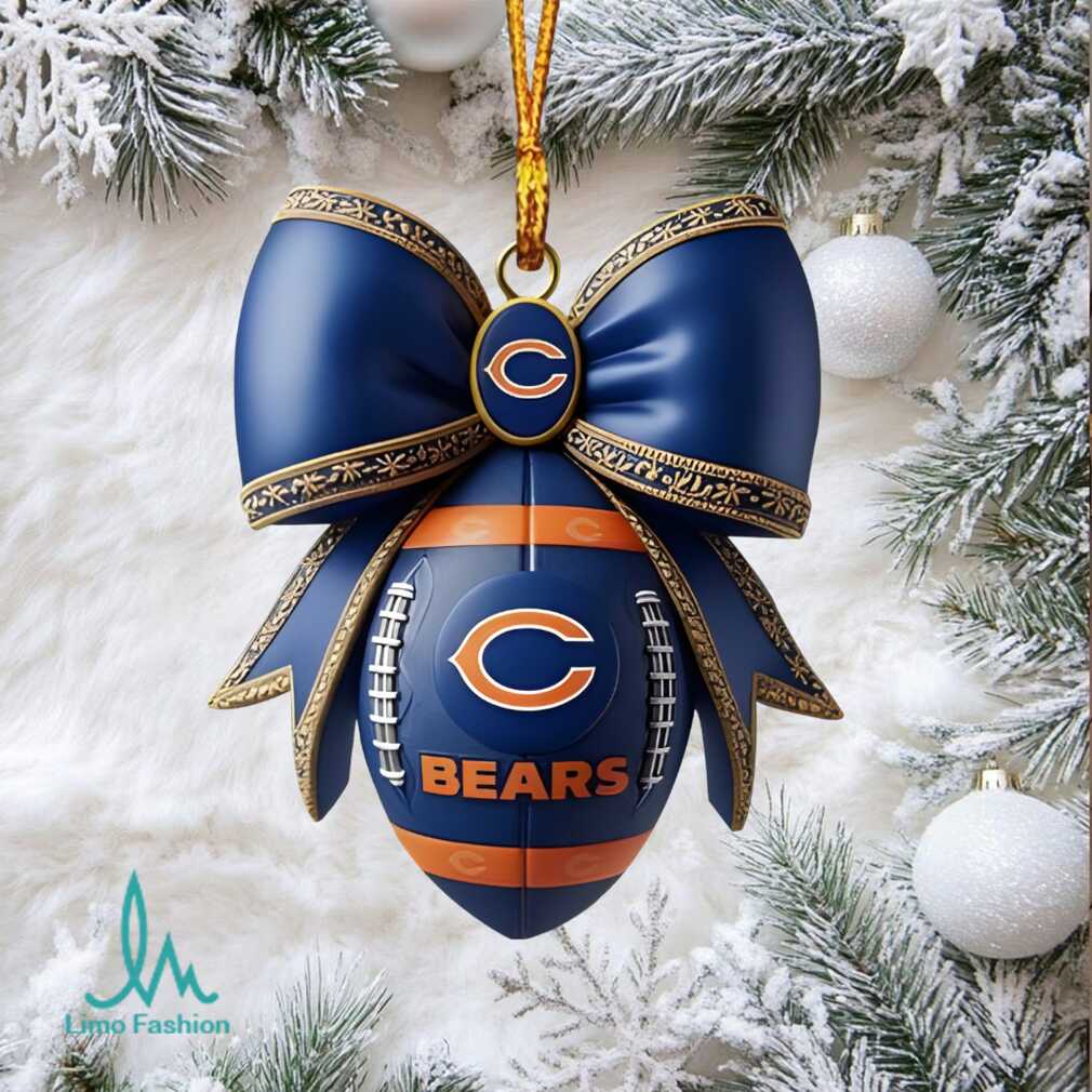 Official Chicago Bears NFL Football Christmas Ornament Official Chicago Bears NFL Football Christmas Ornament