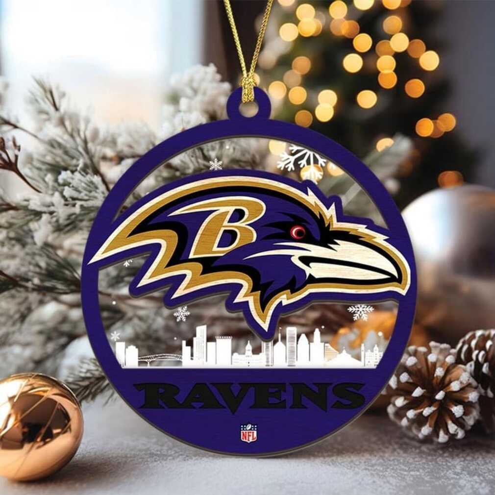 Official NFL Baltimore Ravens Christmas Ornament Official NFL Baltimore Ravens Christmas Ornament