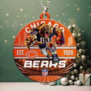 Official NFL Chicago Bears Car Ornament Air Freshener